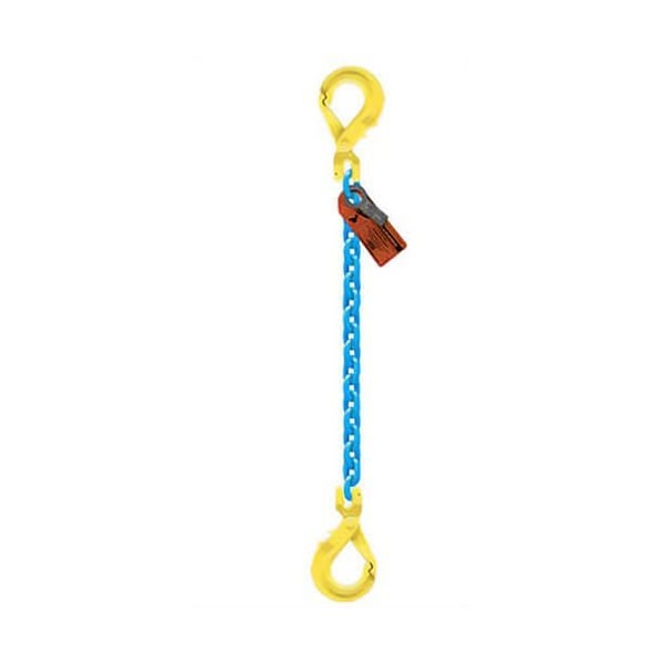 Grabiq Sngl Leg 7/32 in Adjstbl Chain Slng GBK1-GBK, 5ft L, 3300lb WLL G-7/32-GBK1-GBK-05 - main